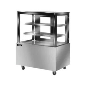 Vitrina refrigerada de 1250 mm 2 repisas y vidrio plano