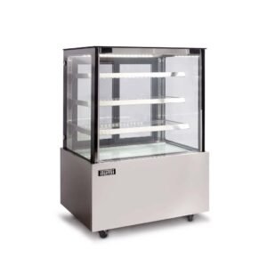 Vitrina Refrigerada de 900 mm 3 repisas y vidrio plano - VRFH-1000AL
